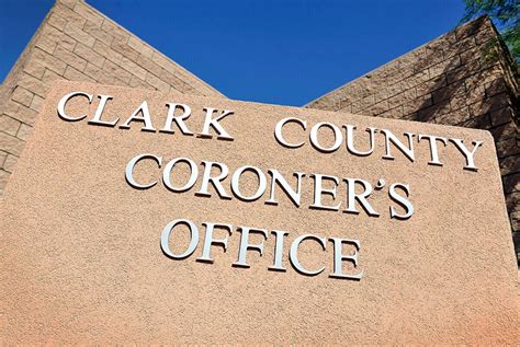 The Clark County coroner's office 